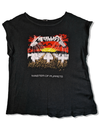 Rare! Vintage Metallica Tank Top Master Of Puppets Single Stitched S-M