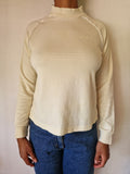 Vintage Kenzo Golf Turtleneck Beige/Creme S-M