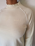 Vintage Kenzo Golf Turtleneck Beige/Creme S-M