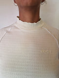 Vintage Kenzo Golf Turtleneck Beige/Creme S-M