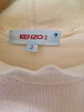 Vintage Kenzo Golf Turtleneck Beige/Creme S-M