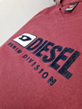 Vintage Diesel Shirt Spellout Rot XL-XXL
