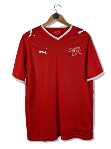 Puma Fußballtrikot Schweiz EM 2008 Rot Weiß M