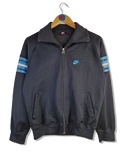 Rare! Vintage Nike Sportjacke 80s Blue Tag Made In Japan Schwarz Blau S-M