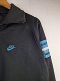 Rare! Vintage Nike Sportjacke 80s Blue Tag Made In Japan Schwarz Blau S-M