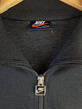Rare! Vintage Nike Sportjacke 80s Blue Tag Made In Japan Schwarz Blau S-M
