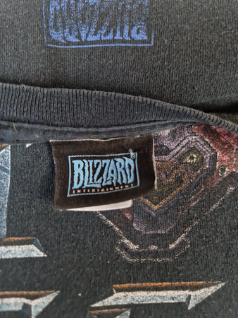 Gildan Shirt 2008 Starcraft By Blizzard Schwarz M-L