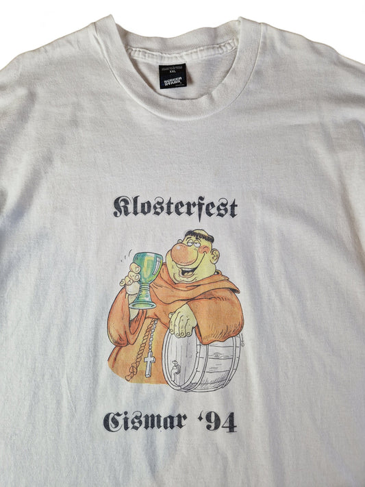 Vintage Screen Stars Shirt Klosterfest Cismar 1994 Single Stitch Grau XXL