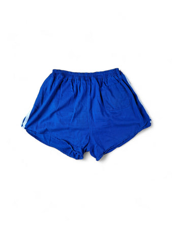 Vintage Adidas Shorts Baumwolle Made In Yugoslavia Blau Weiß (D9) XXL-XXXL