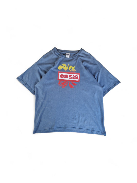Gildan Shirt Oasis Faded Grau Blau XL