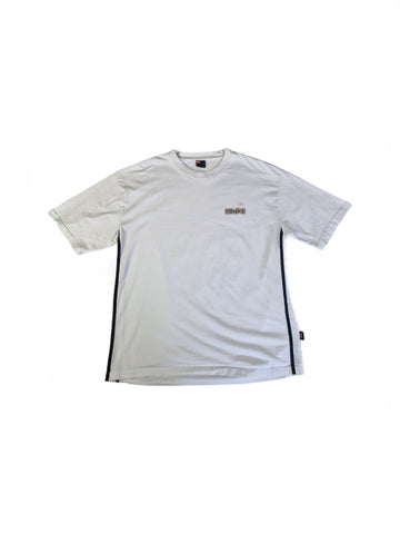 Diesel Shirt Y2K Vibe Small Logo Weiß M-L