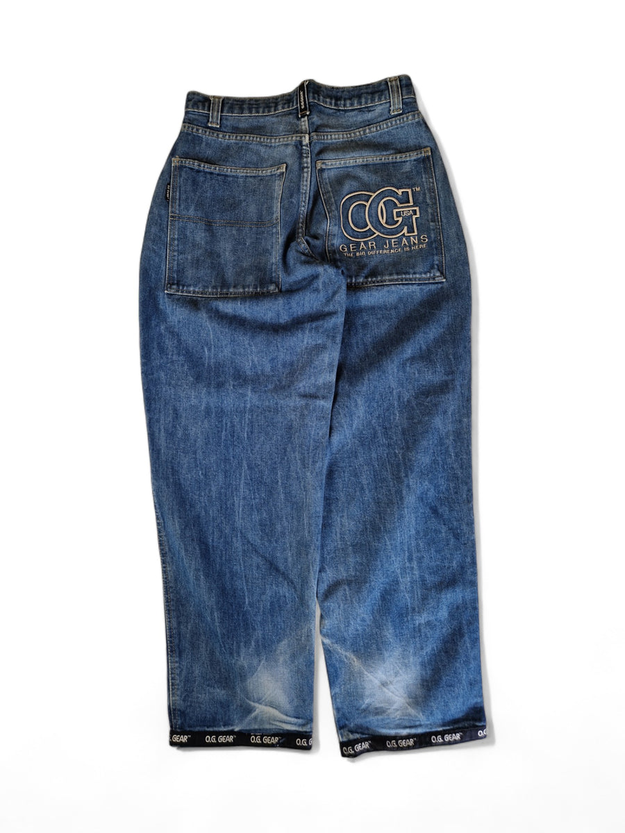og gear Vintage OG Gear Jeans Baggy Blau (28) XS – RareRags