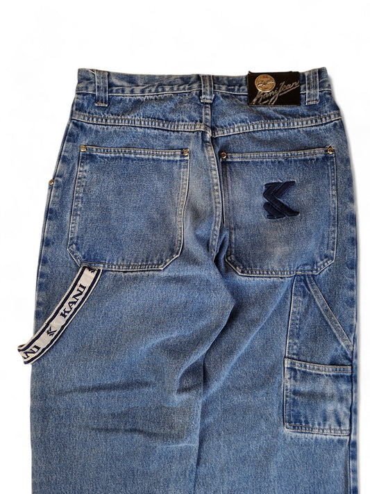 Vintage Karl Kani Jeans Baggy Workwear Blau W32 L32