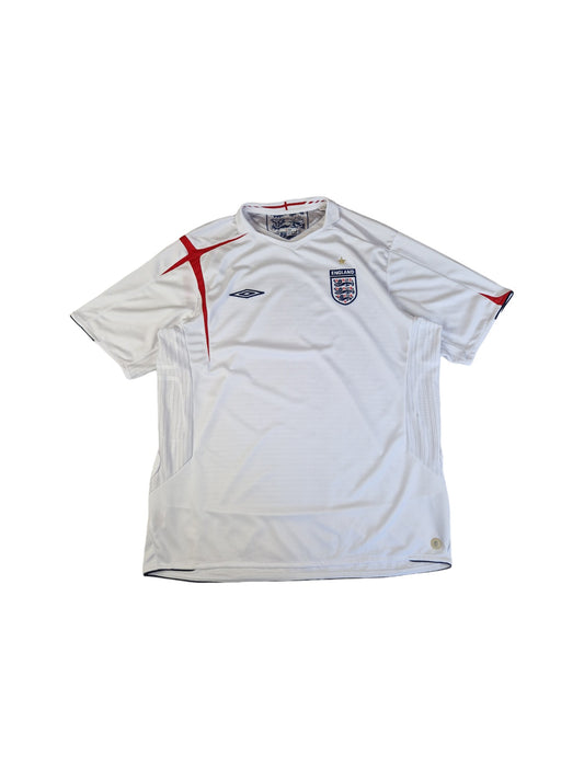 Umbro Trikot England 2006-2008 Weiß Rot XXL