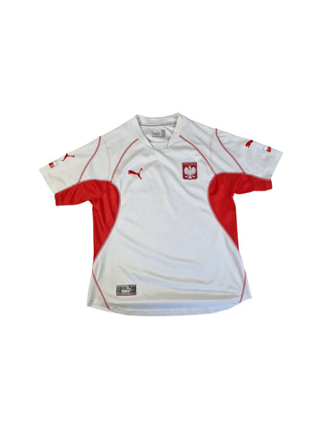Puma Trikot Polen 2003-04 Weiß Rot XL