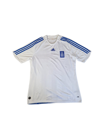 Adidas Trikot Griechenland 2008/09 Weiß Blau L
