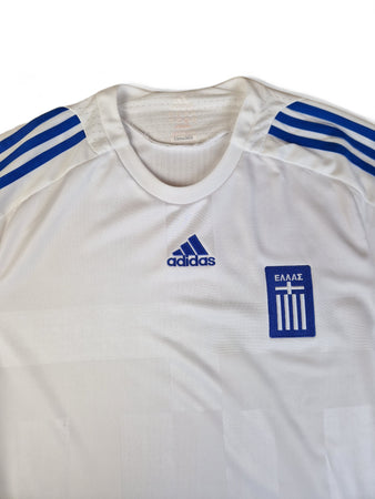 Adidas Trikot Griechenland 2008/09 Weiß Blau L