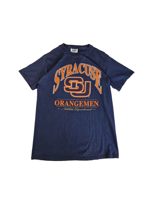 Vintage Lee Shirt Syracuse Orangemen Dunkelblau XL