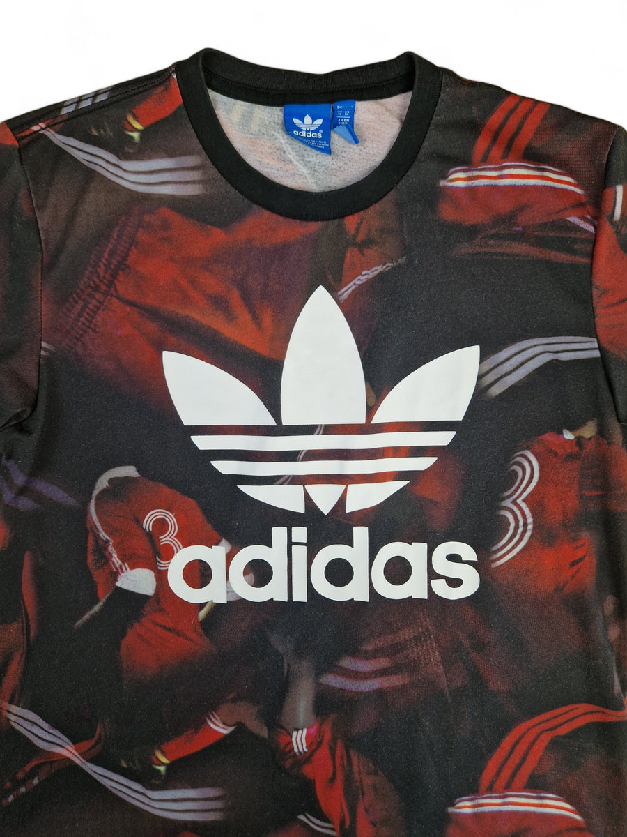 Adidas Shirt Team Superstar Originales Rot Schwarz M – RareRags
