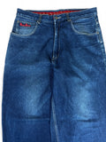 Vintage Pelle Pelle Baggy Jeans Made In Hong Kong Dunkelblau 34