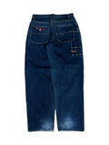 Vintage Pelle Pelle Baggy Jeans Made In Hong Kong Dunkelblau 34