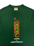 1997 Redwood Shirt "Music For Montserrat" Grün XL
