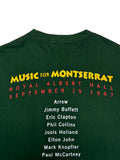 1997 Redwood Shirt "Music For Montserrat" Grün XL