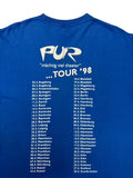 1998 Tourshirt PUR "mächtig viel theater" Blau L-XL