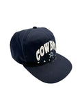 Vintage Drew Pearson Cap 90s Dallas Cowboys Football Dunkelblau
