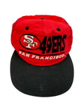 Vintage Clutch Players By Drew Pearson Cap 90s San Francisco 49ers NFL Rot One Size