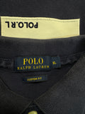 00s Ralph Lauren Poloshirt London "Chief Keef" Custom Fit Dunkelblau XL