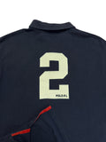 00s Ralph Lauren Poloshirt London "Chief Keef" Custom Fit Dunkelblau XL