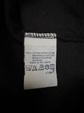90s Ralph Lauren Poloshirt Crest Logo Schwarz XXL