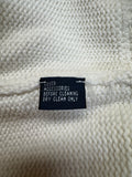 90s Ralph Lauren Strickhoodie "Marine Goods And Supplies" Weiß XXL
