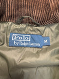 Ralph Lauren Steppweste Huntig Cordkragen Dunkelgrün M