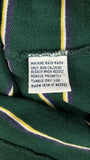 90s Ralph Lauren Poloshirt Striped Custom Fit Grün L