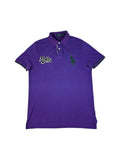 Ralph Lauren Poloshirt Big Pony Custom Slim Fit Lila L