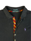 90s Ralph Lauren Damen "The Skinny Polo-"Shirt Schwarz M