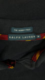 90s Ralph Lauren Damen "The Skinny Polo-"Shirt Schwarz M