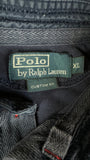 90s Ralph Lauren Poloshirt Big Pony Yachting Club Custom Fit Dunkelblau XL