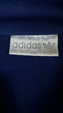 Vintage Adidas Sportjacke Early 90s "The Magic Moment Of Sport" Made In Hong Kong Dunkelblau Grün (180) M-L