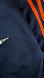 Vintage Adidas Sportjacke 90s Firebird Dunkelblau Orange D3 S