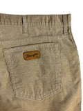 Vintage Wrangler Cordhose 90s "Texas" Hellbraun 40-30