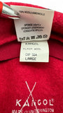 Vintage Kangol Schiebermütze 90s Made In UK Wolle Rot L