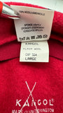 Vintage Kangol Schiebermütze 90s Made In UK Wolle Rot L