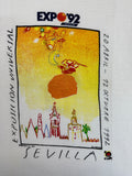 Vintage Mas Sana Shirt EXPO 1992 Sevilla Weiß M