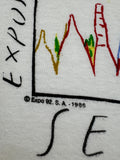 Vintage Mas Sana Shirt EXPO 1992 Sevilla Weiß M