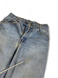 Vintage Levis Jeans 550 Boot Cut FLared Fit Damen Hellblau (16) M