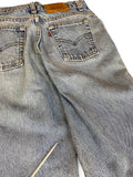 Vintage Levis Jeans 550 Boot Cut FLared Fit Damen Hellblau (16) M