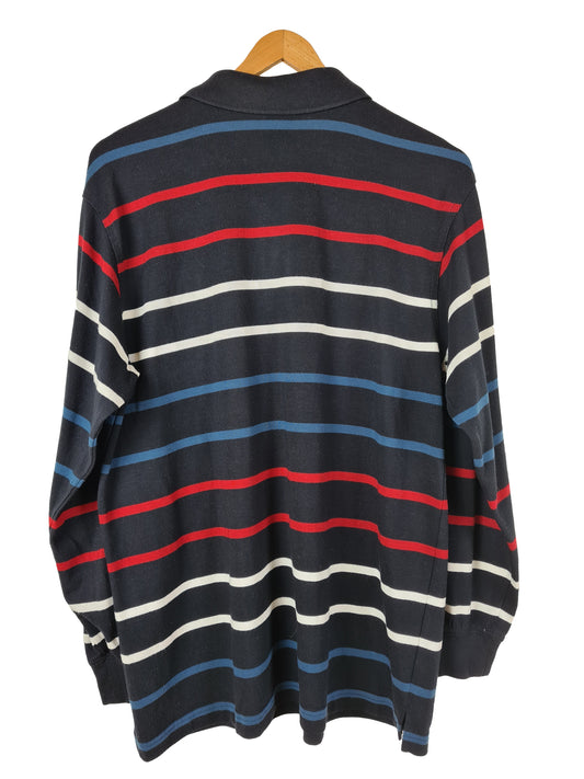 Vintage Paul Shark Sweater mit Polokragen Bunt M